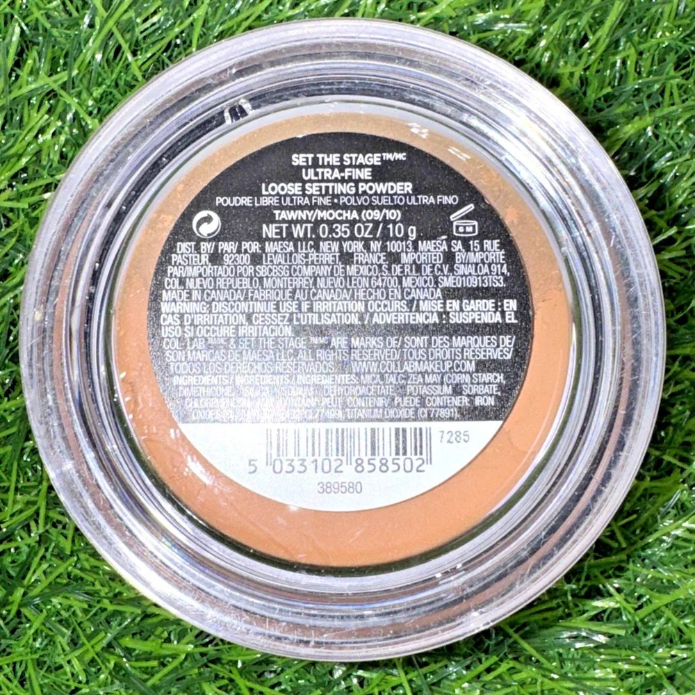 Col-lab Set The Stage Tawny/Mocha 9 / 10 Ultra Fine Loose Setting Powder .35oz